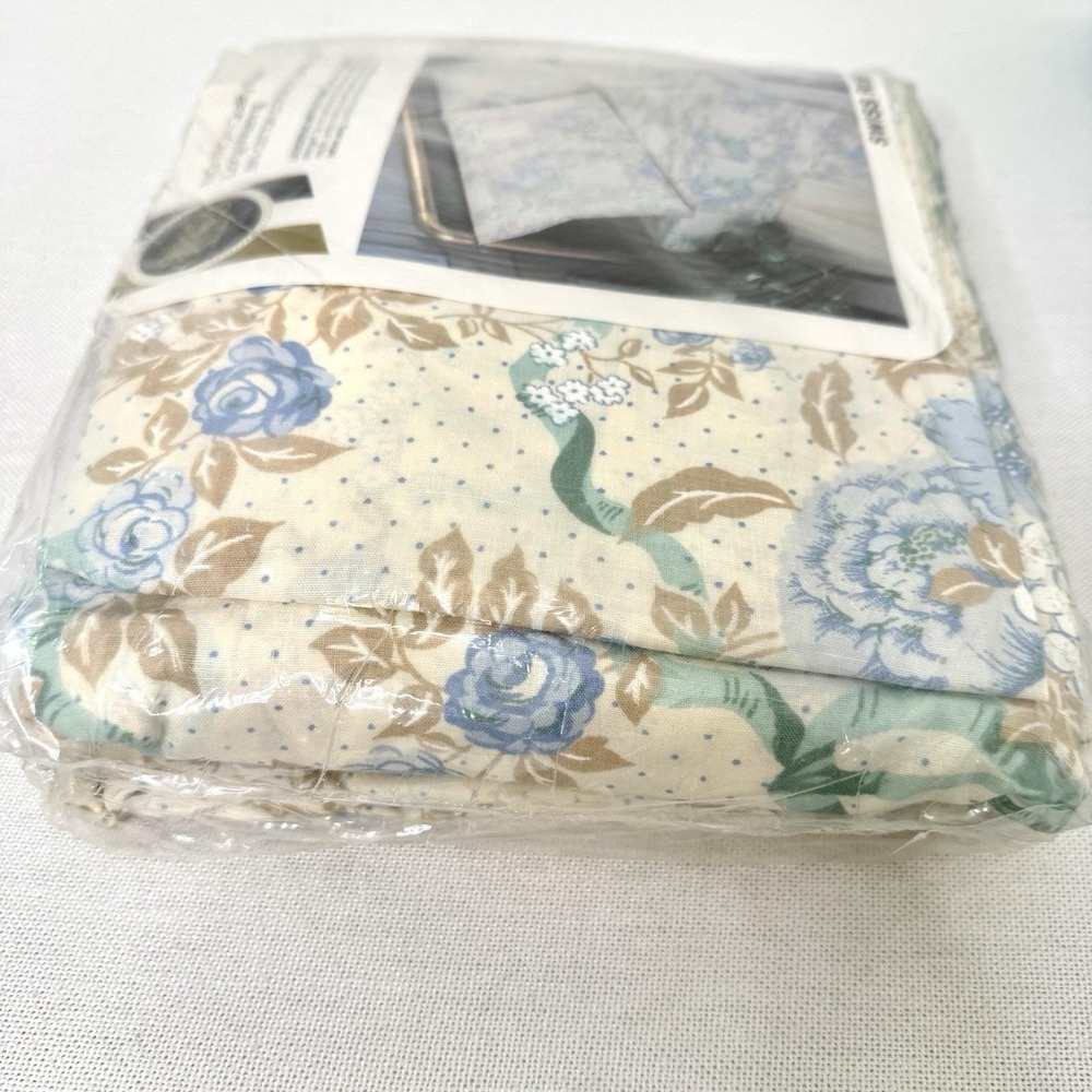 Vintage Bibb Room Concepts Swiss Ribbon Twin Bed 3 Piece Sheet Set New Sealed - Picture 15 of 15